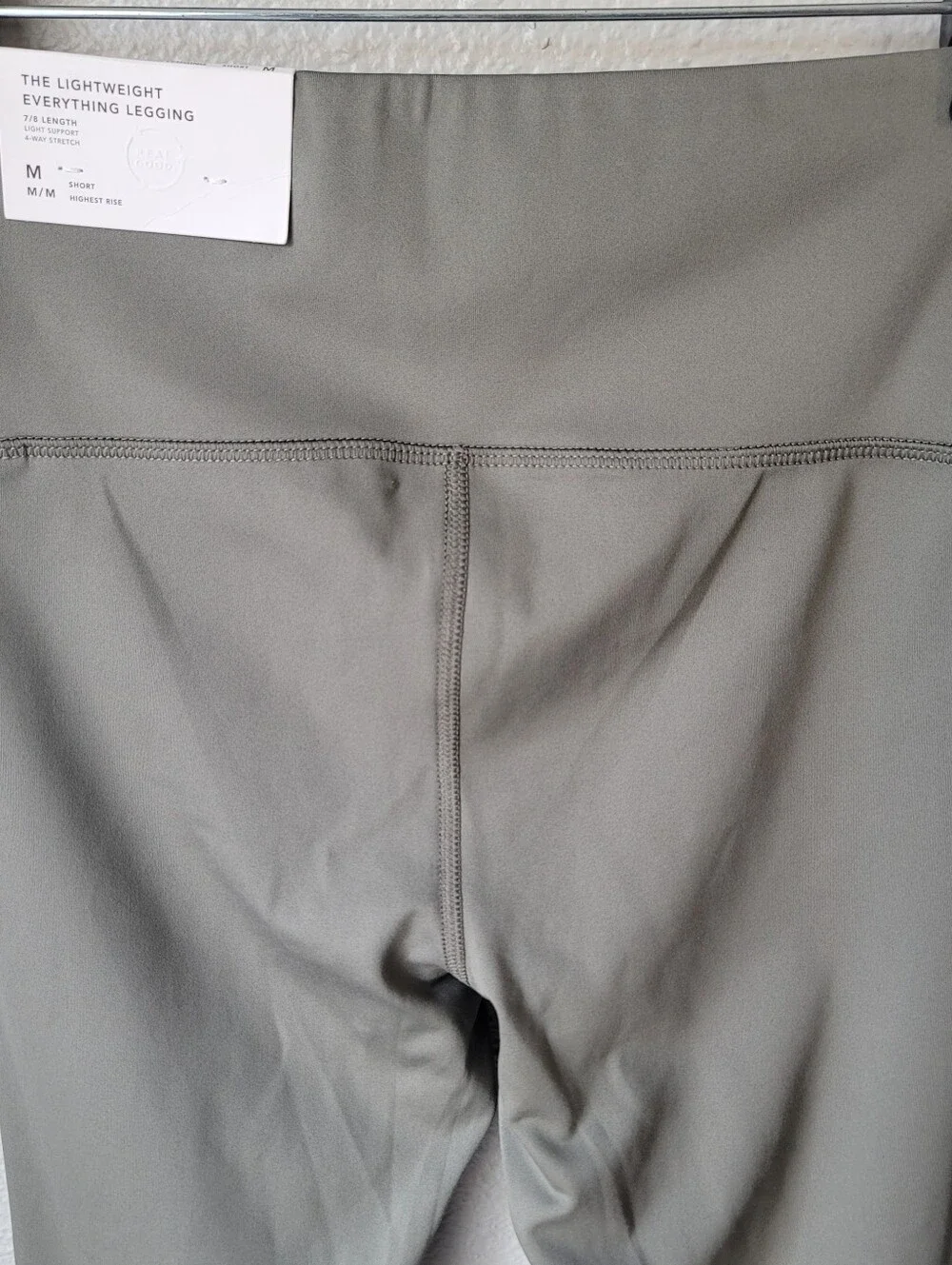 American Eagle The Lightweight Everything 7/8 Legging Medium Short In Sage Green